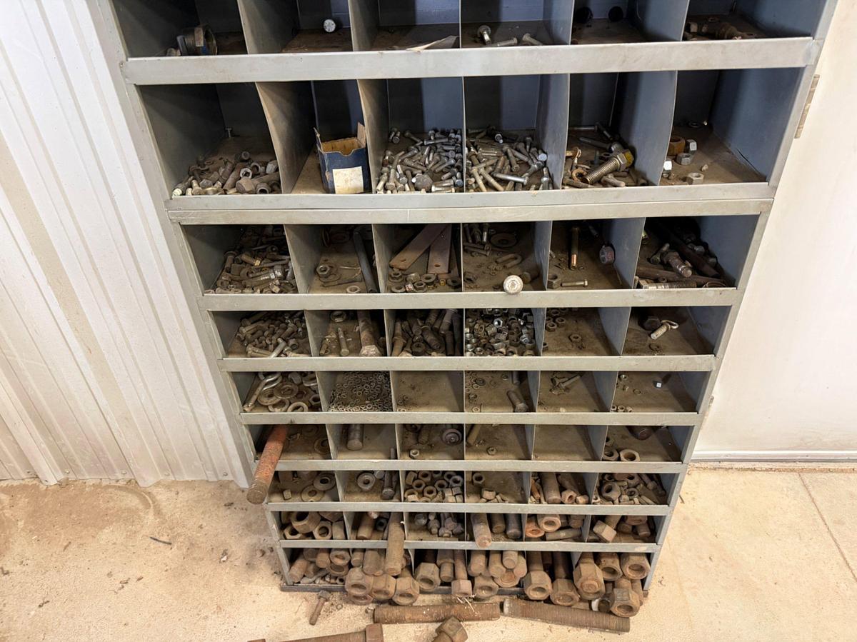 Used (2) Bolt Bins w/ contents
