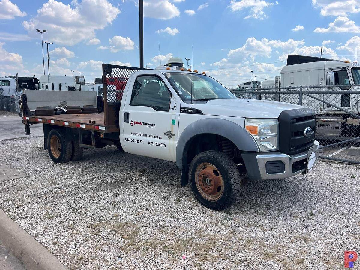 Used 2011 FORD F-550 XL SUPER DUTY FLATBED PICKUP (INOP)