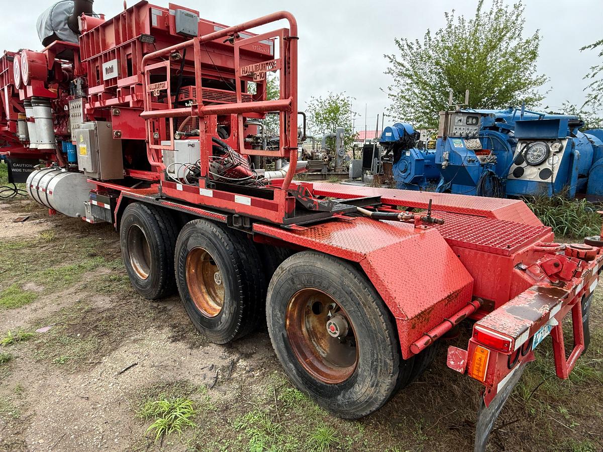 Used 2014 MTU 12V4000 2250-HP W/ ALLISON TRANS. (NO PUMP) MTD ON 3-AXLE FRAC PUMP TRAILER