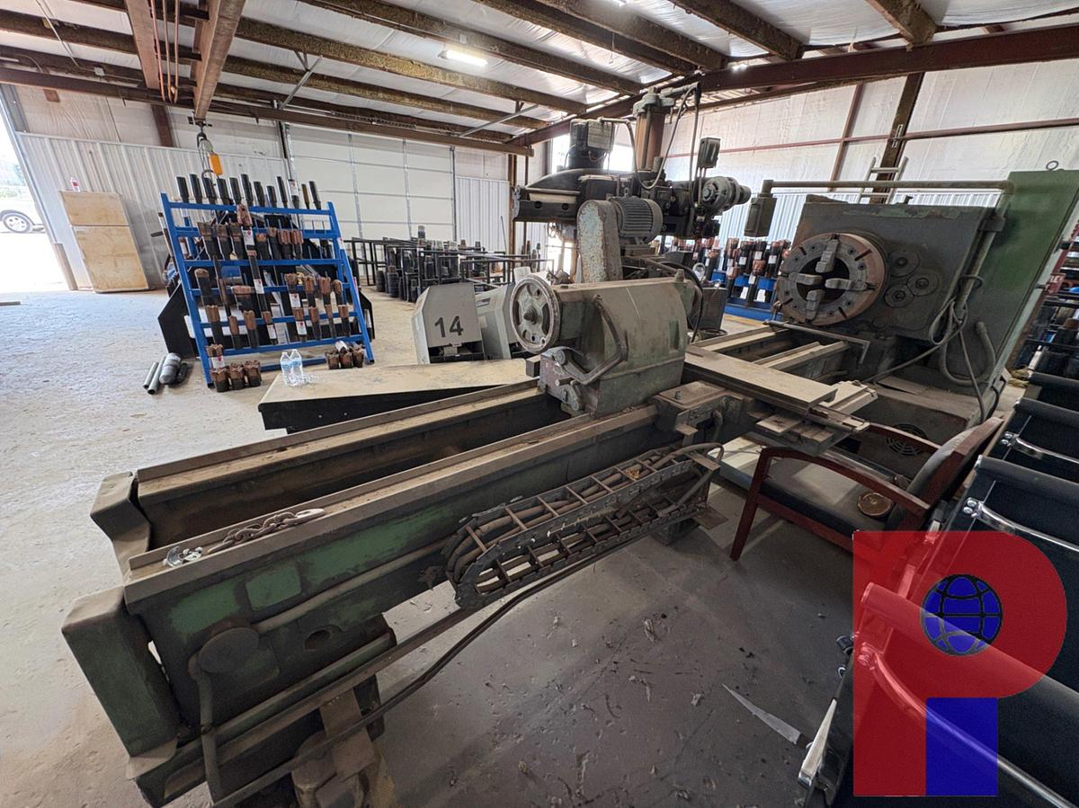 Used KINGSTON HK3000 OIL COUNTRY 30HNL 12-3/4 HOLLOW SPINDLE LATHE/TOOL POST GRINDER