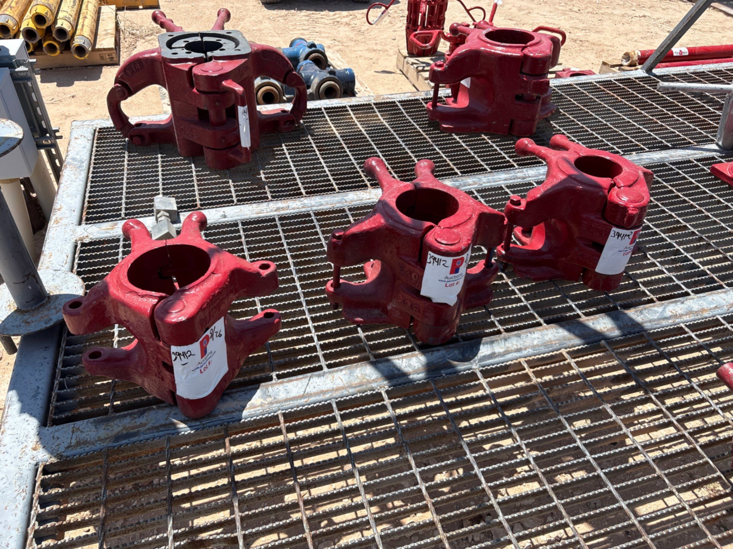 Used (3x$) 40 ton elevators, 4” 5” & 5-1/2”