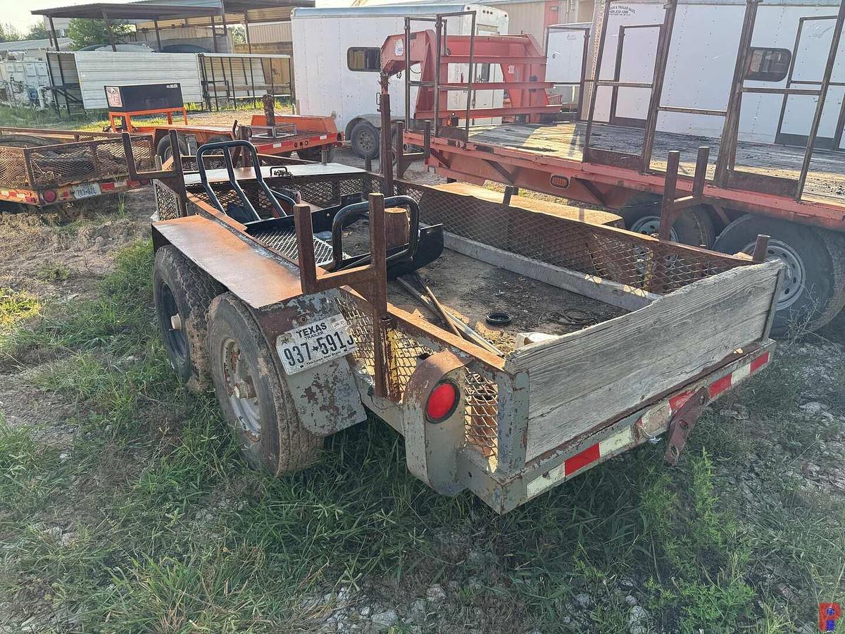 Used SHOP BUILT 14’ T/A BUMPER PULL BOP TRAILER