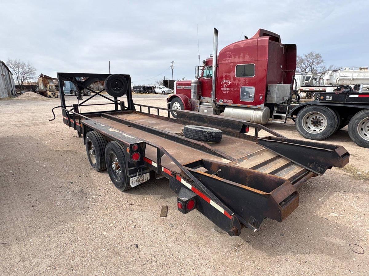 Used 2012 BRUTON EASY PULL 22’ X 90” T/A GOOSENECK CAR HAUL TRAILER
