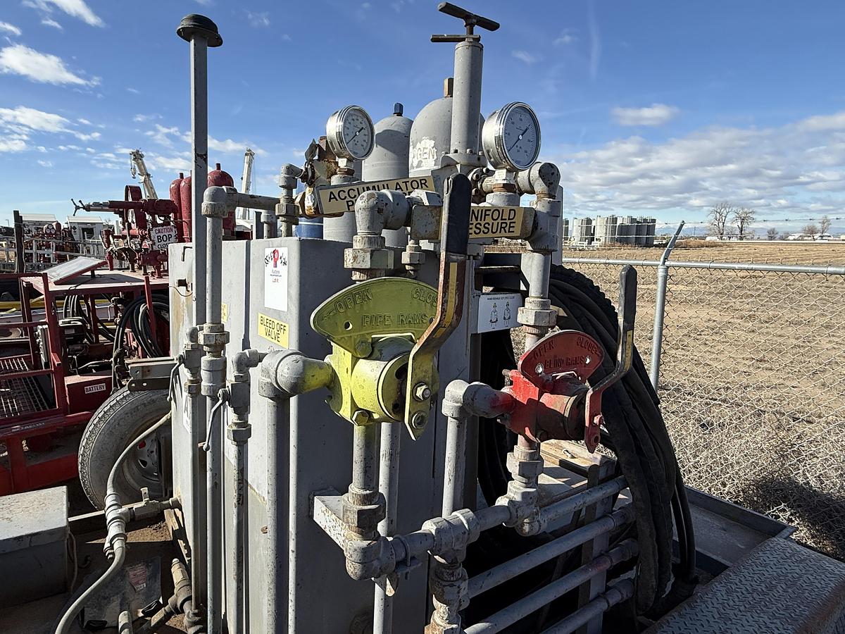 Used 10’ T/A SHOP BUILT 2-STATION BUMPER PULL ACCUMULATOR TRAILER