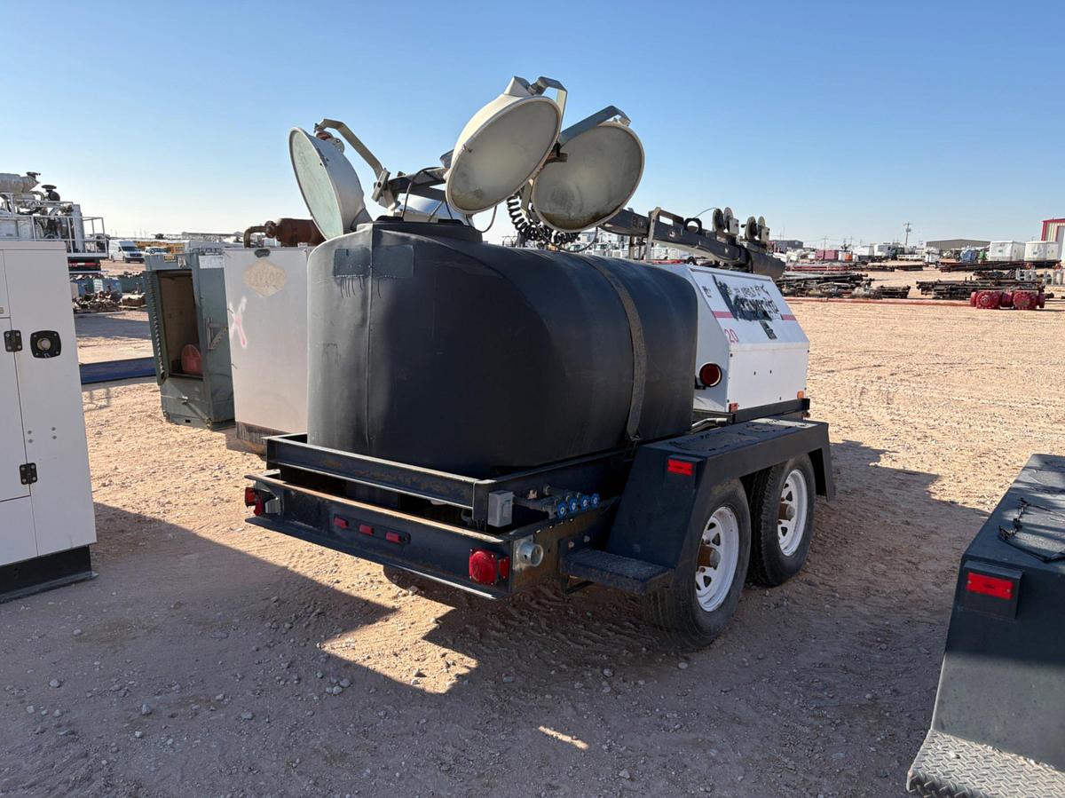 Used 2008 MAGNUM TRAILERS MLT4200 T/A BUMPER PULL 19KW LIGHT TOWER COMBO TRAILER