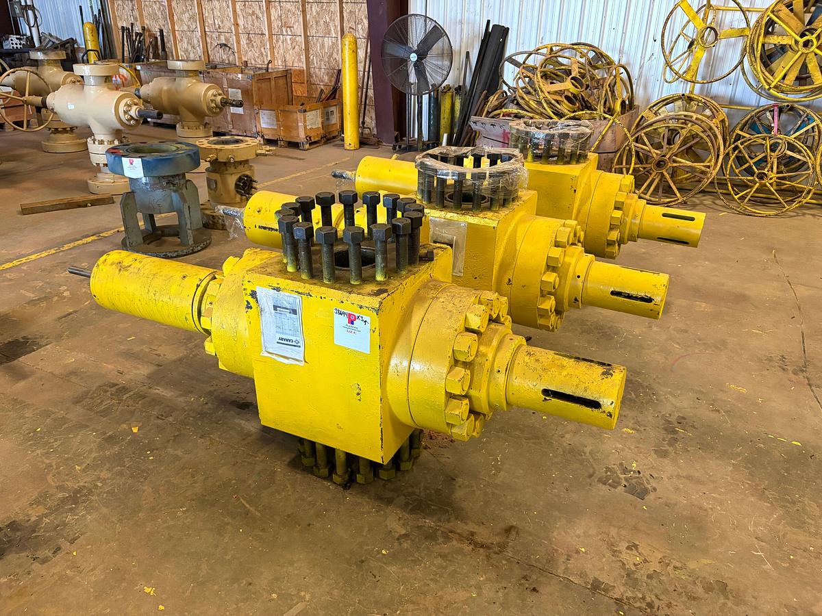 Used (3x$) 7-1/16” 15k hydraulic frac valves