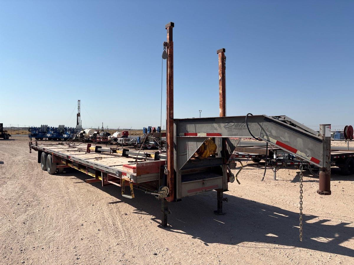 Used 2007 DELTA TRAILERS 40’ X 101” T/A GOOSENECK PIPE HANDLER TRAILER
