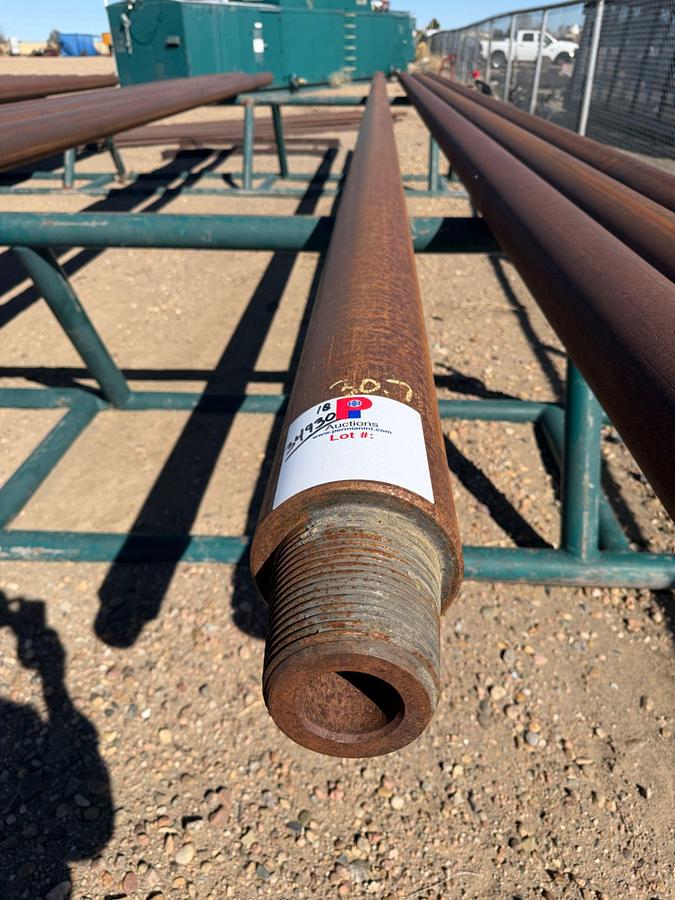 Used 6-1/4" OD X 2-1/4" ID X 30.7' L SGL. RECESS SLICK DRILL COLLAR W/ 4-1/2" XH CONN.