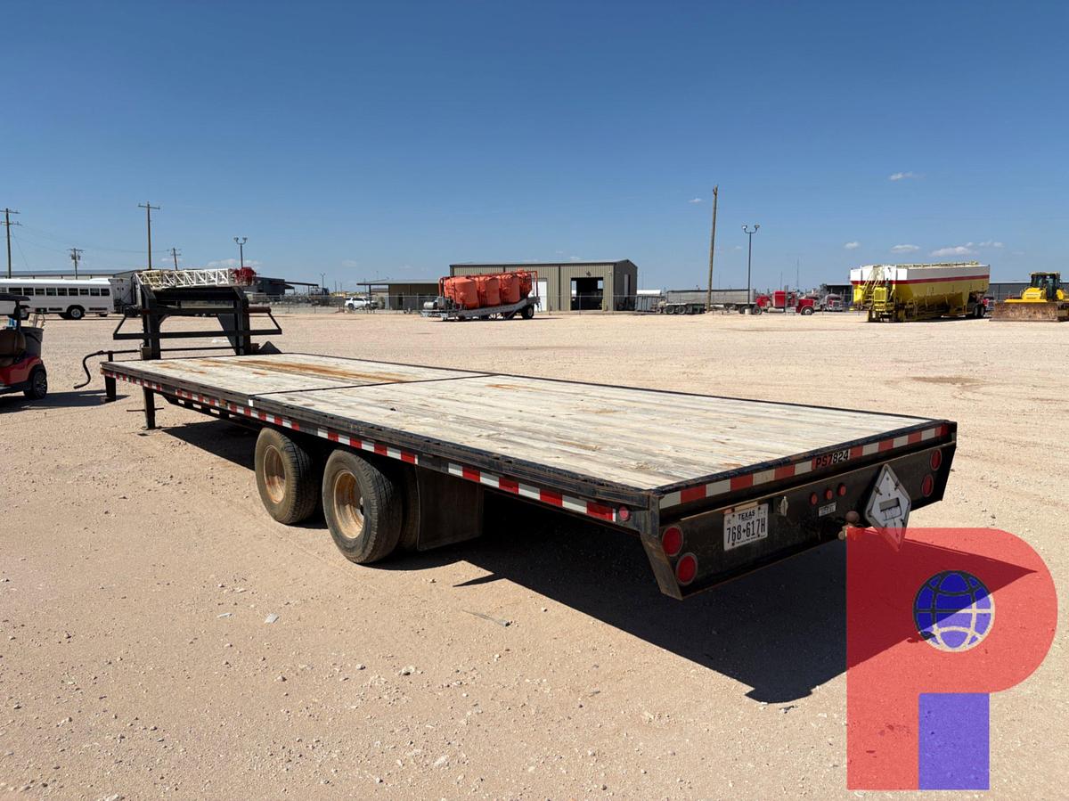 Used 2014 BESTBILT TRAILERS 30’ X 8’ T/A GOOSENECK FLATBED TRAILER