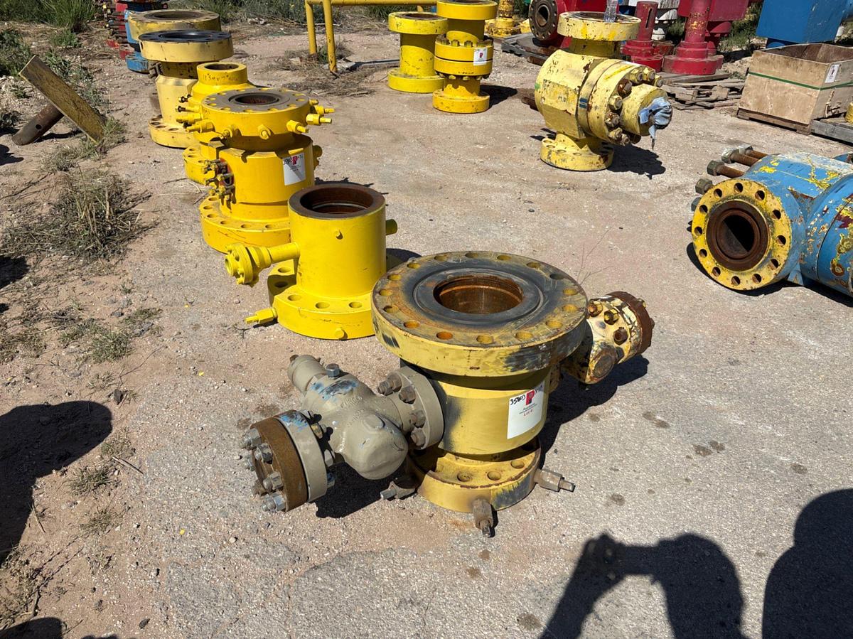 Used (2) 7-1/16” tubing heads & (1) 11” well head