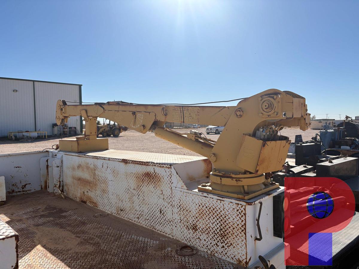 Used 136” X 95” MECHANICS TRUCK BED W/ CRANE