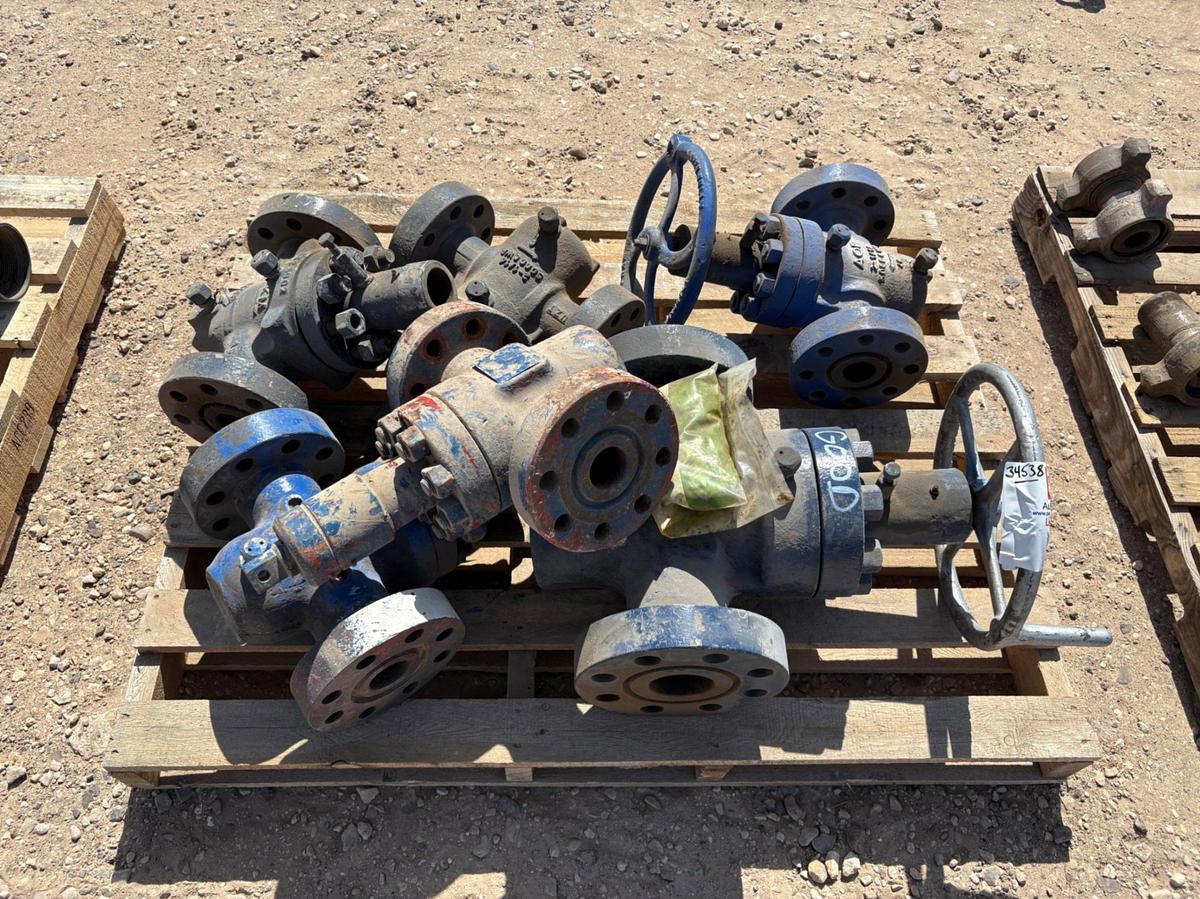Used (6x$) (5)2-1/16” & (1) 3-1/16” 5M gate valves