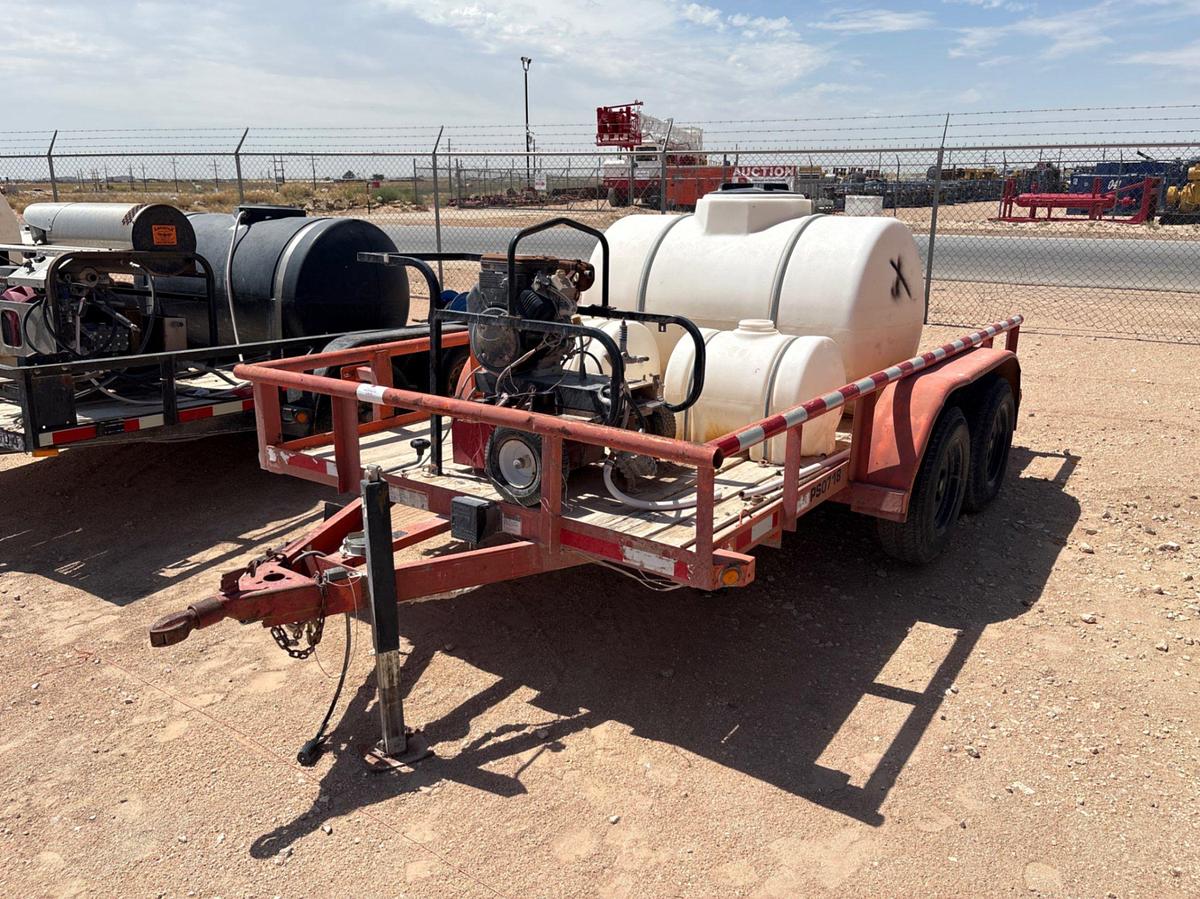 Used 2011 BIG TEX 12’ X 6.5’ T/A BUMPER PULL PRESSURE WASH TRAILER