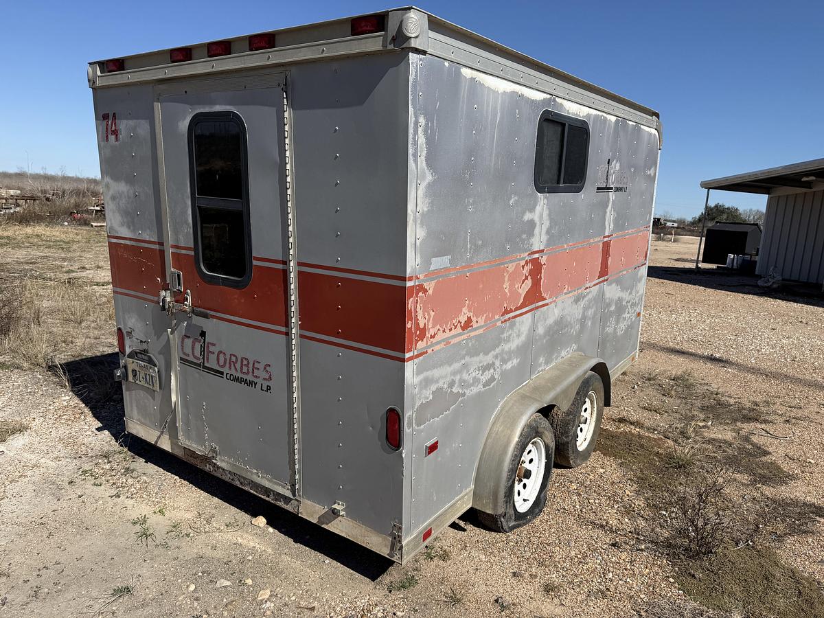 Used 12’ T/A BUMPER PULL DOGHOUSE TRAILER