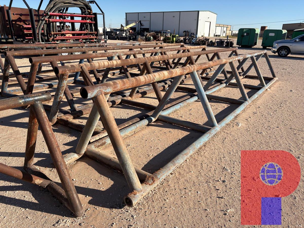 Used (3X$) 28’ X 42” TRIANGLE PIPE RACKS