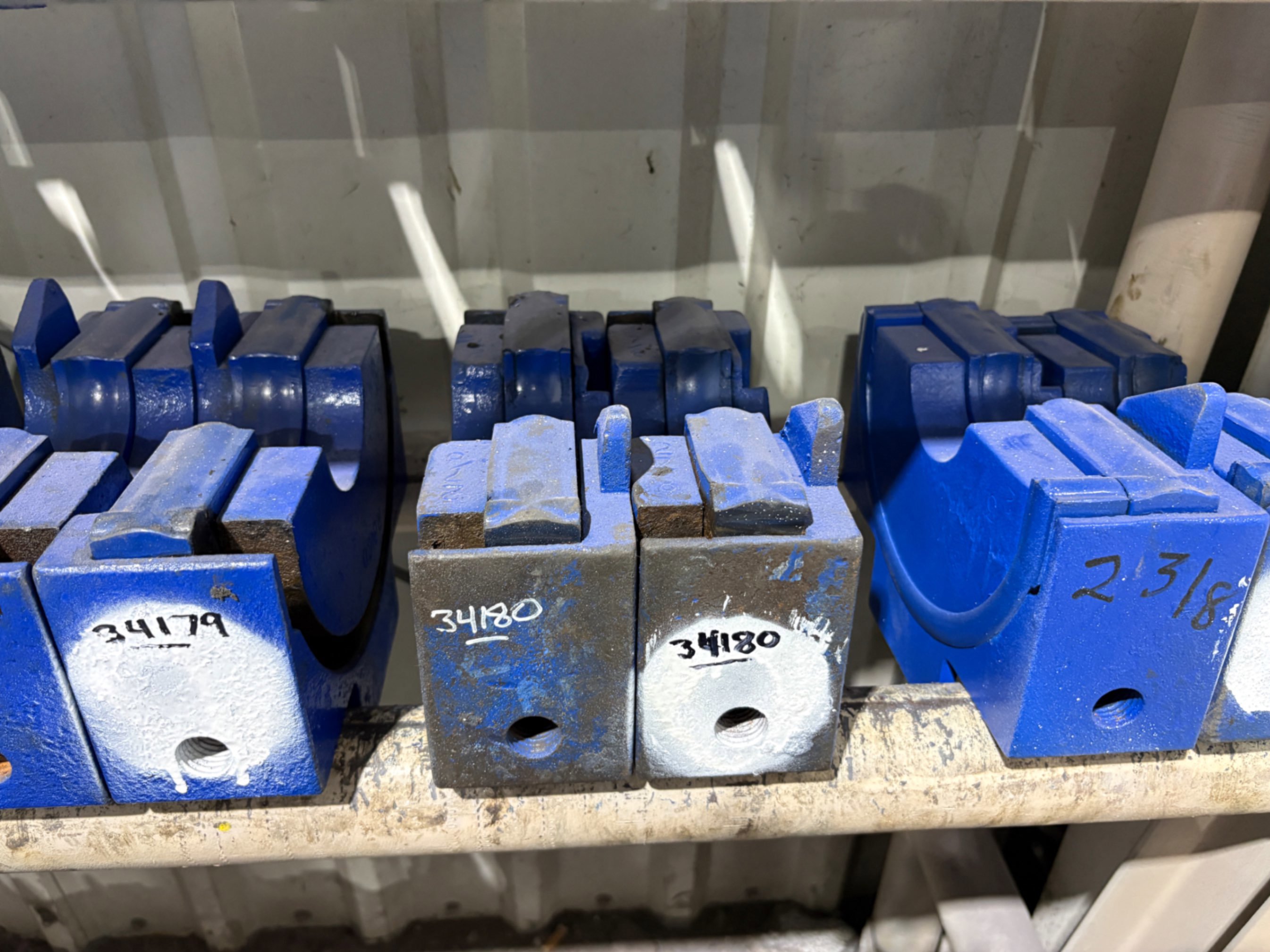 Used SET OF (2) 2-7/8” REEDY BOP PIPE RAMS