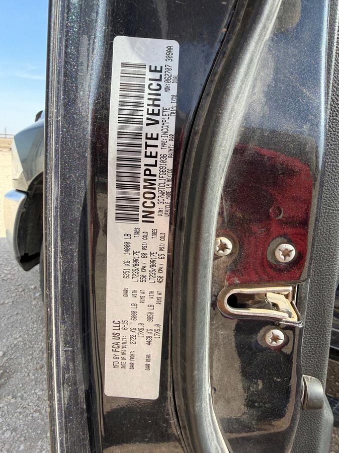 Used 2015 Ram 3500 Tradesman 4x4 Crew Cab pickup, Diesel