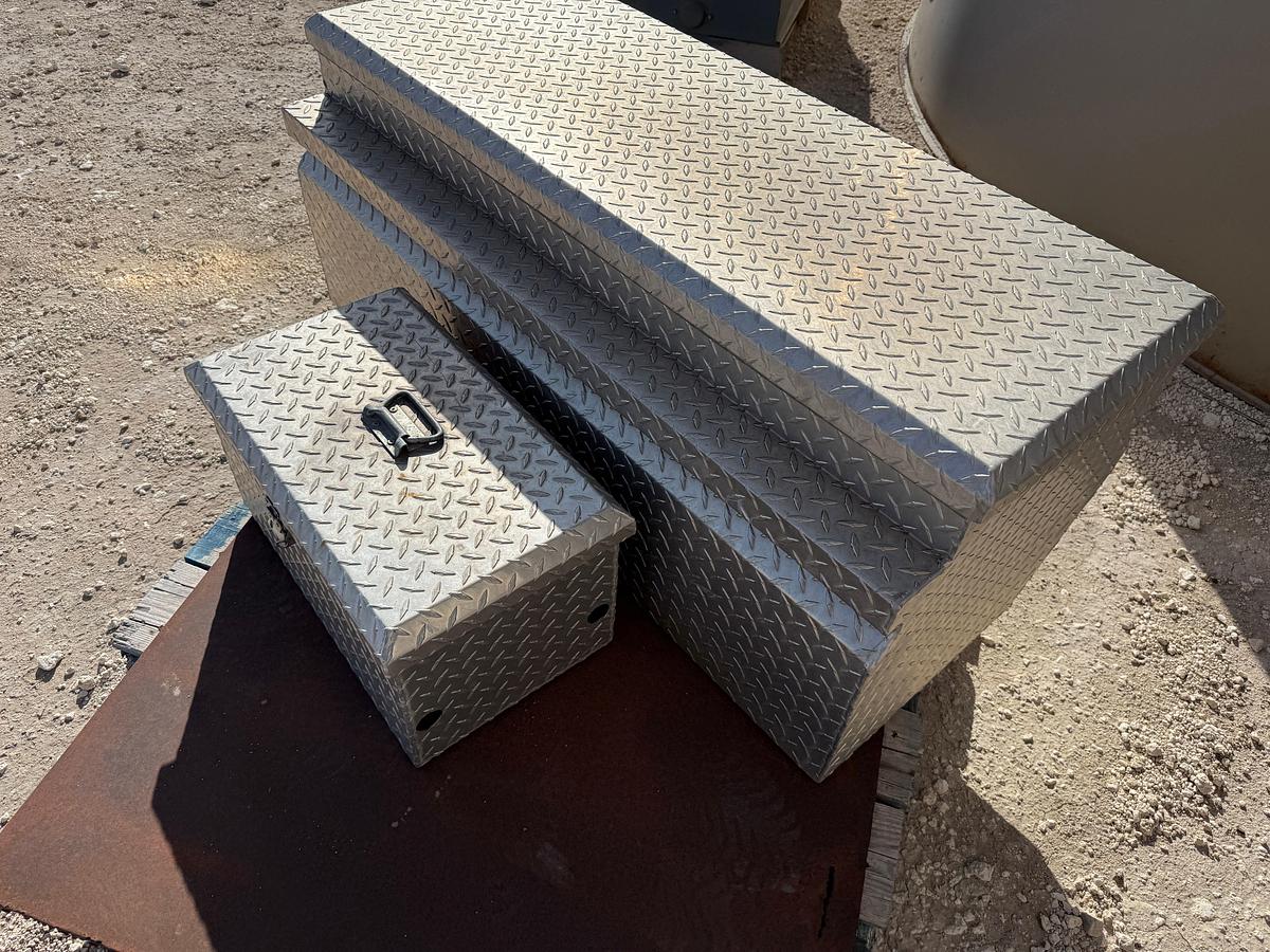 Used BETTER BUILT 48” X 21” X 19” TOOL BOX & (1) SMALL TOOL BOX