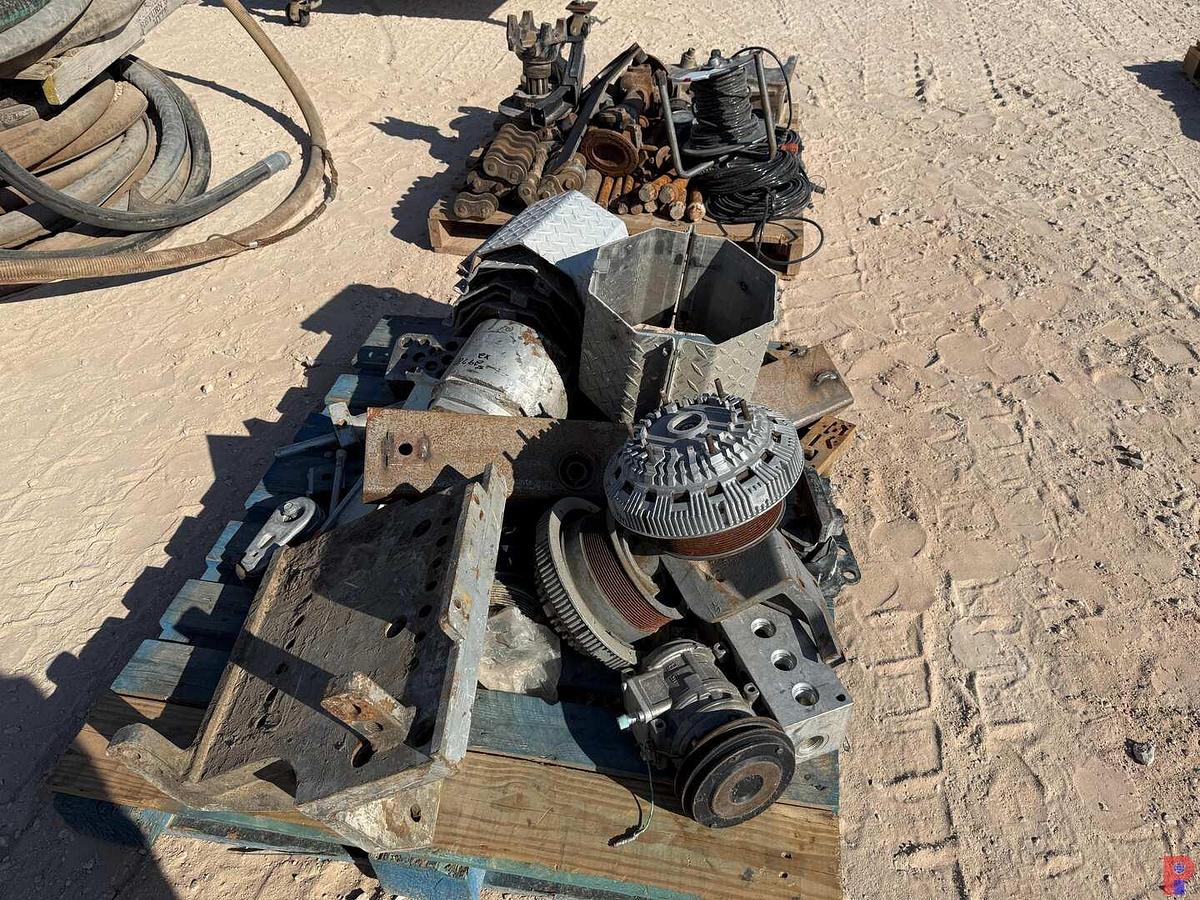Used (2) PALLETS OF COILED TUBING INJECTOR PARTS & RELATED