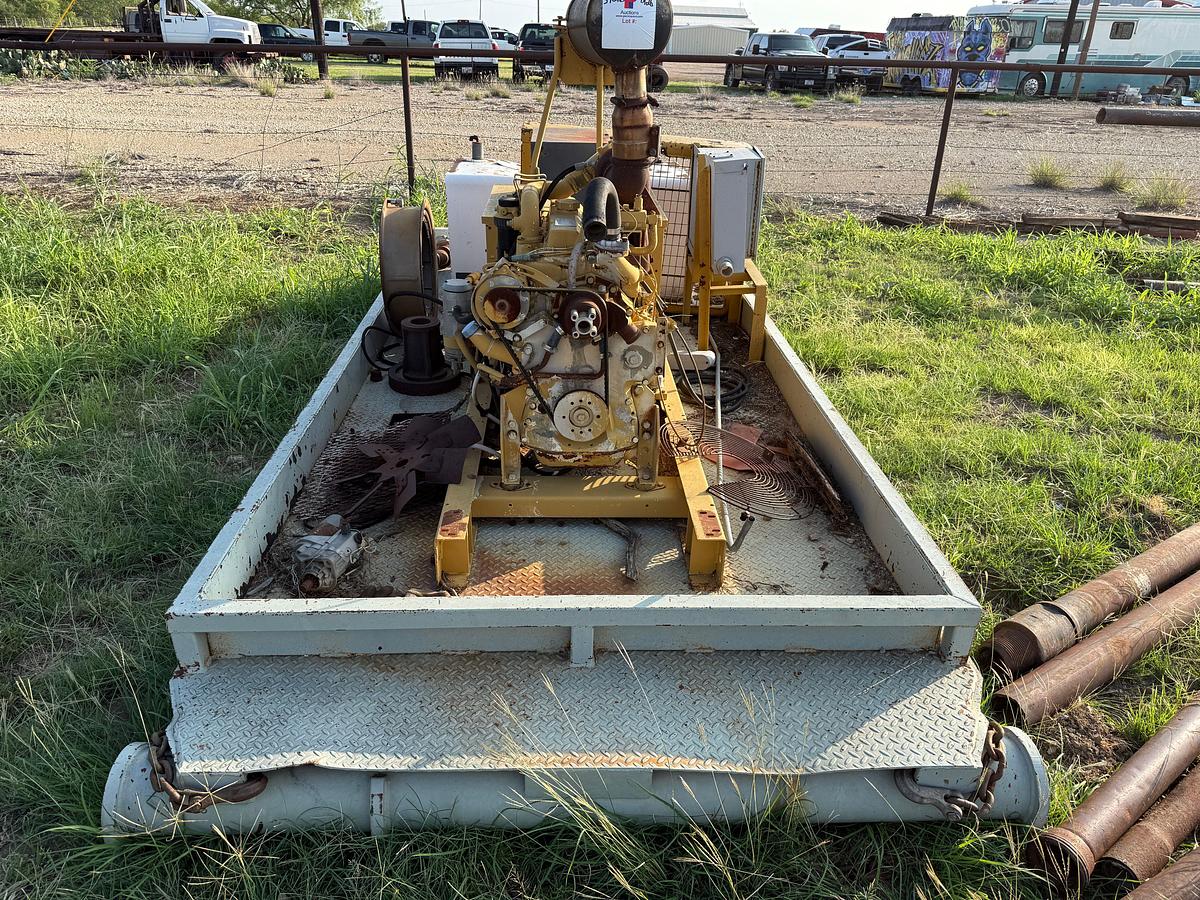 Used KOHLER 55-KW GENERATOR P/B JOHN DEERE 4039TF DIESEL ENGINE, (INOPERABLE)