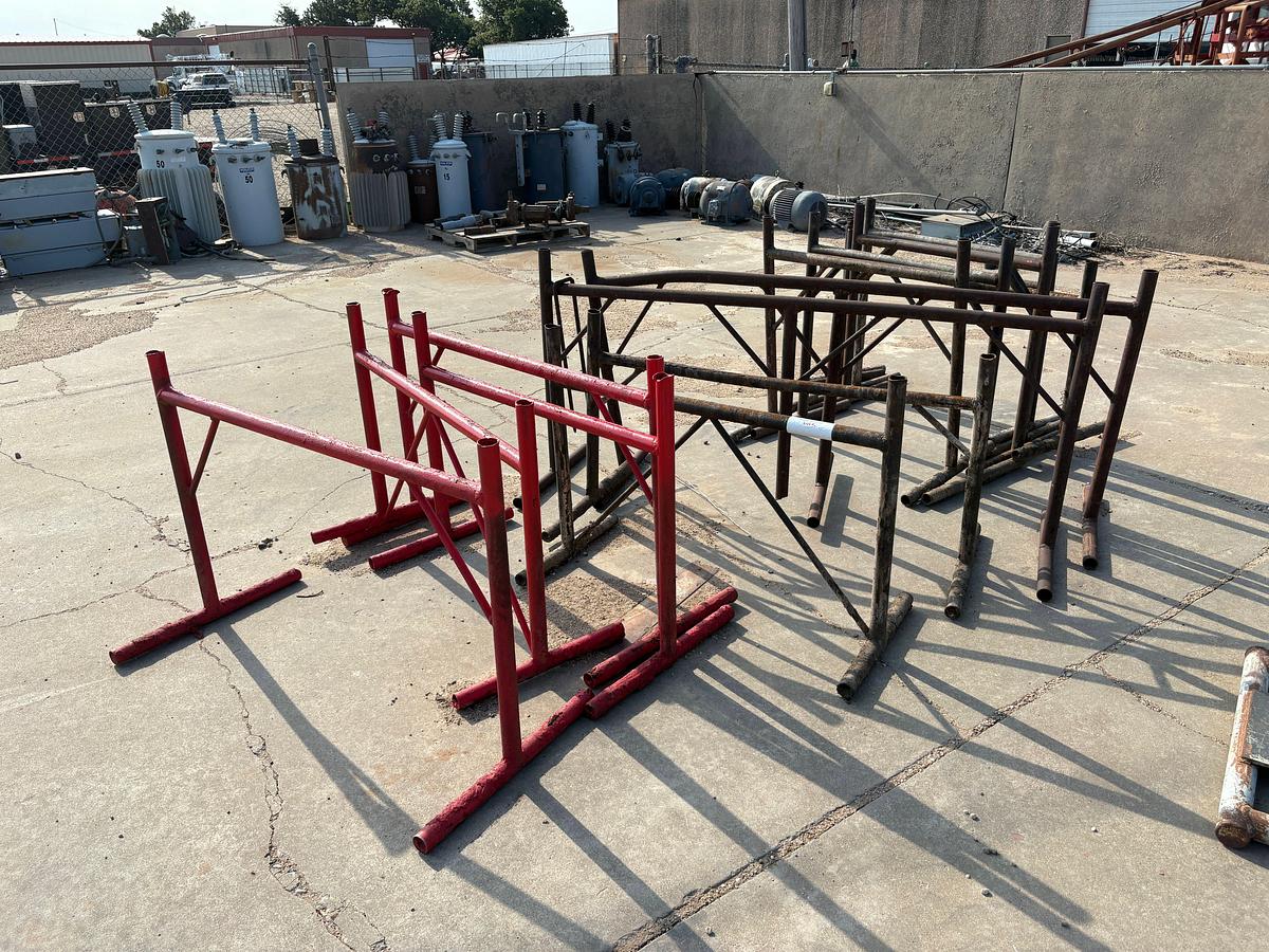 Used (7 sets) T-shaped sucker rod racks