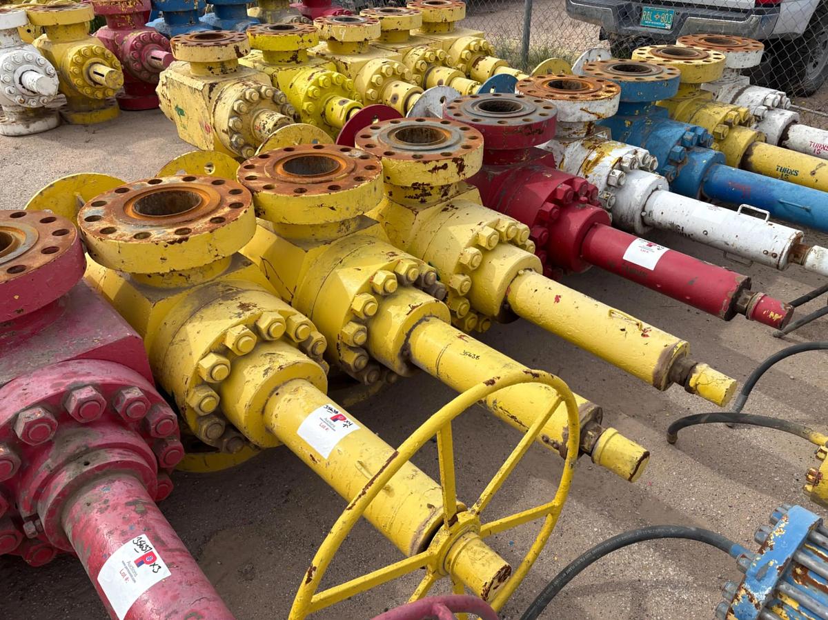 Used (4x$) (4) 7-1/16” frac valves