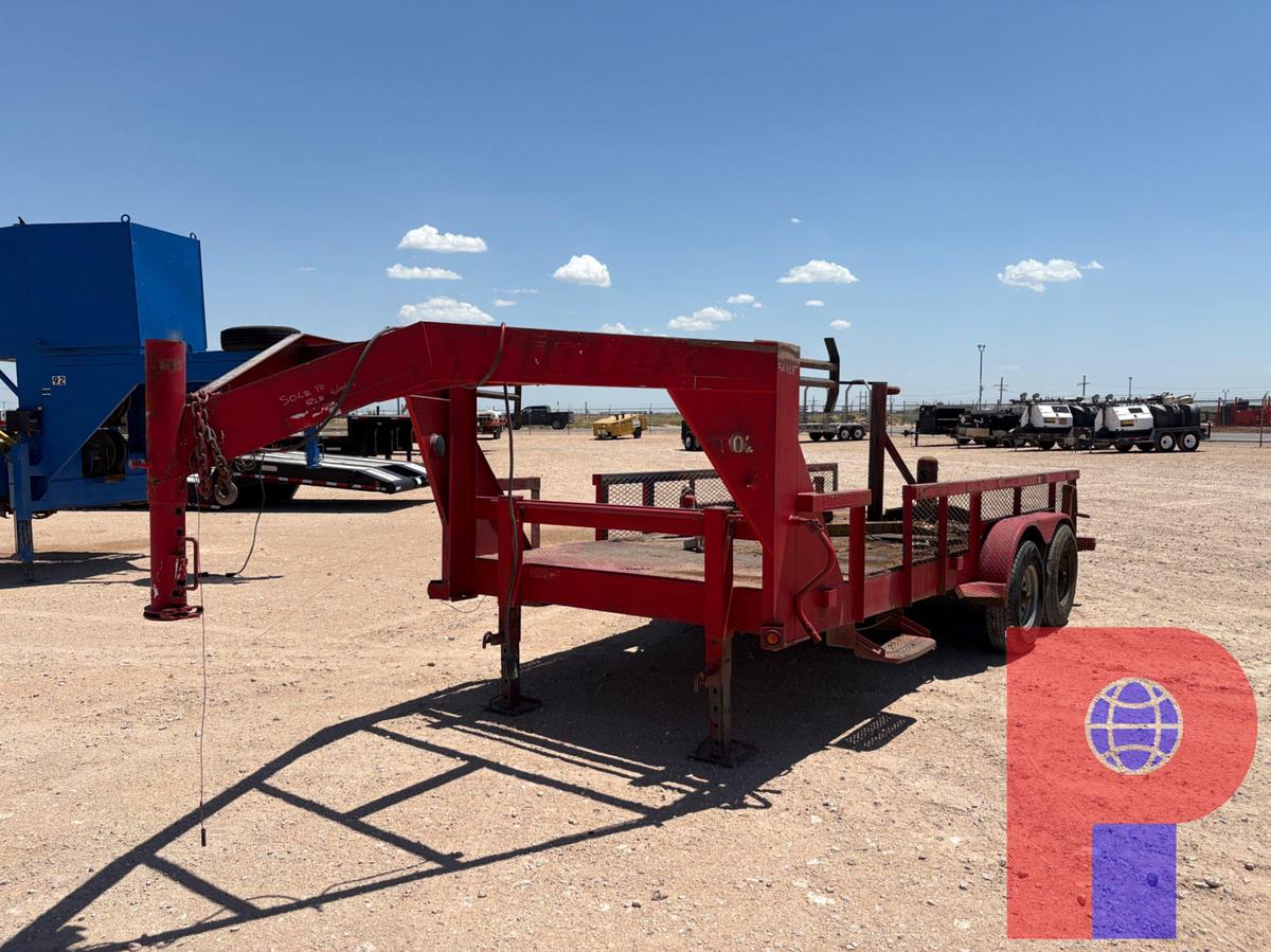 Used 2007 BIG TEX 16’ X 7.5’ T/A GOOSENECK TRAILER