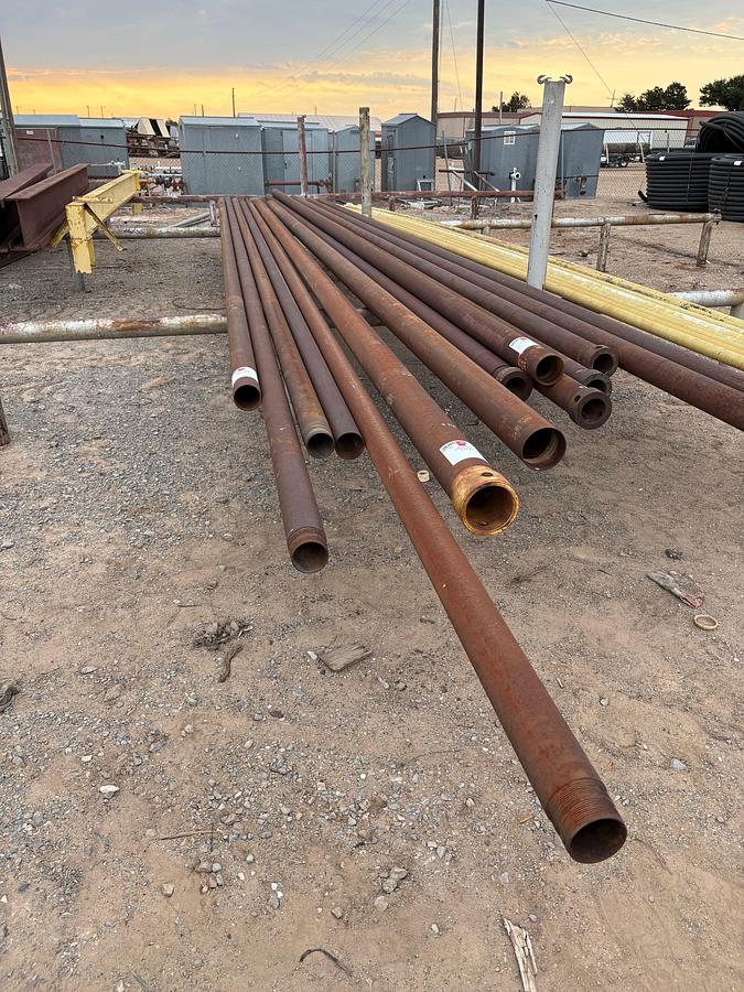 Used (155 x $) 155’ (5 jts) of 4” od wash pipe