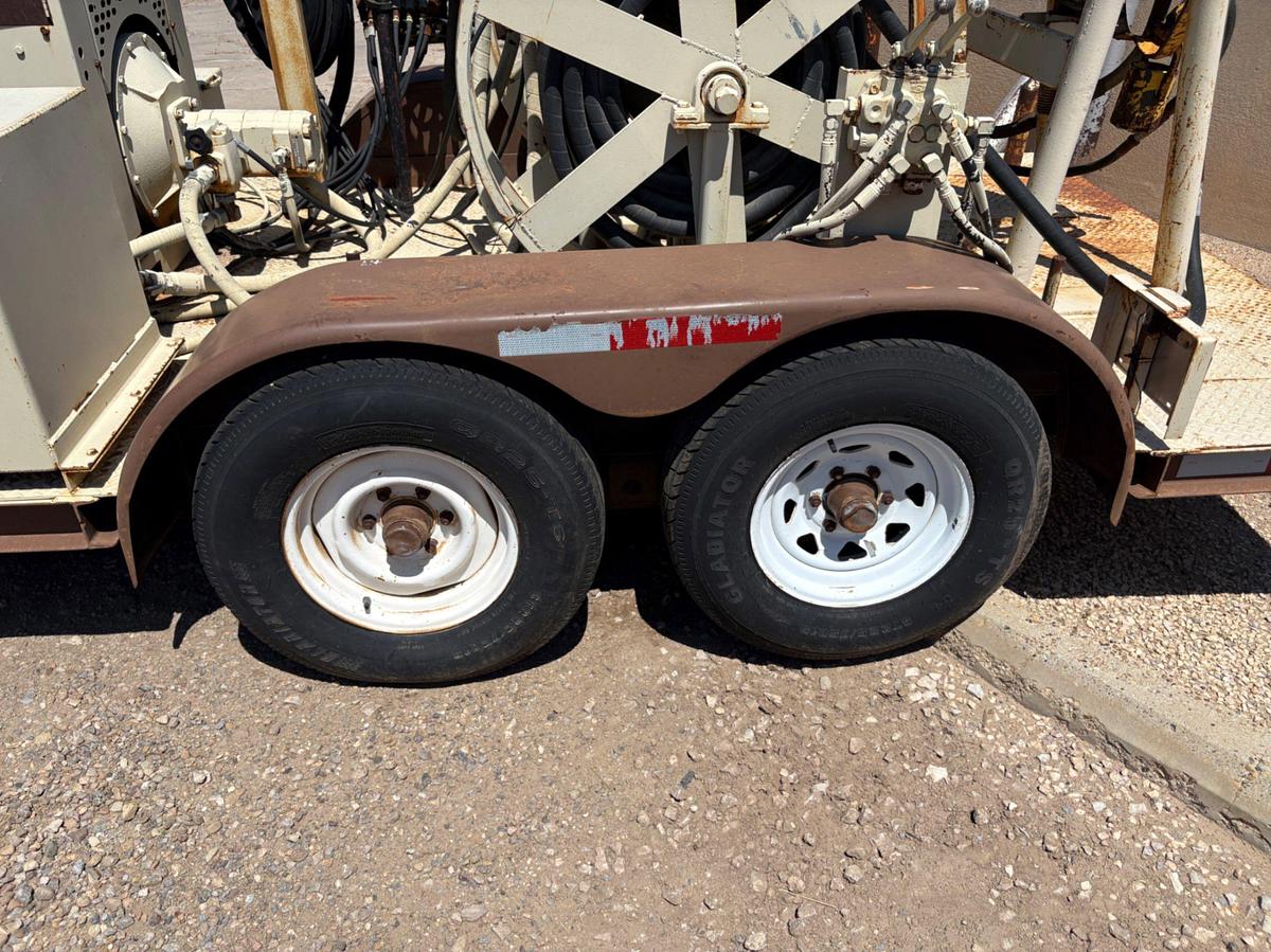 Used Logan 2.0 power swivel mtd on T/A bumper pull trailer