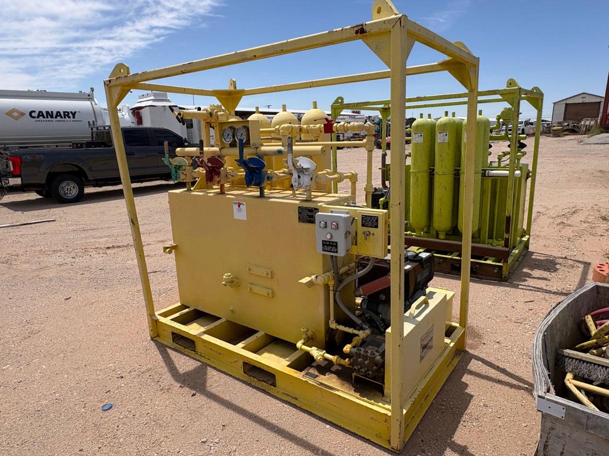 Used Meyer 4-station closing unit