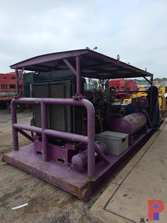 Used JWS 340 TRIPLEX PUMP P/B DETROIT DIESEL SERIES 60 ENGINE,
