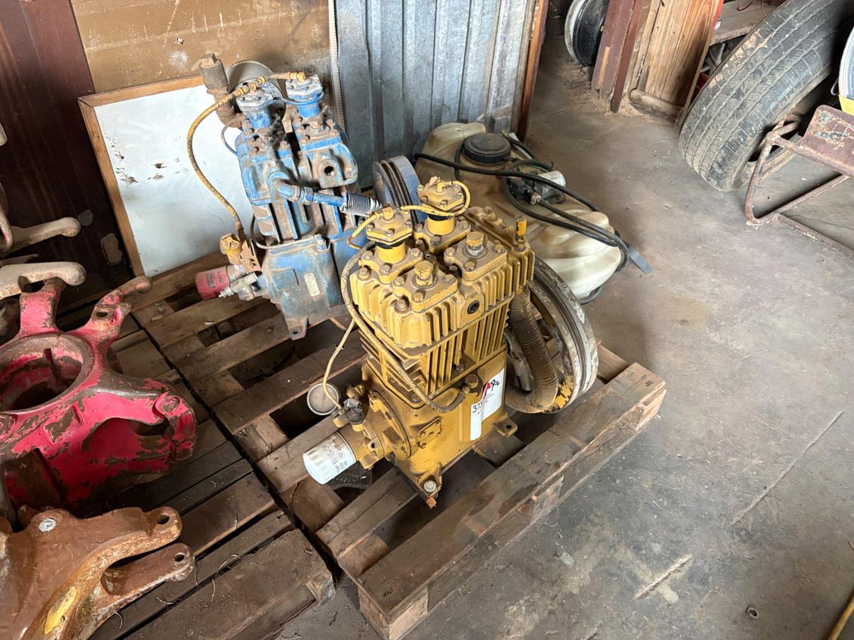 Used Pallet w/ (2) air compressors