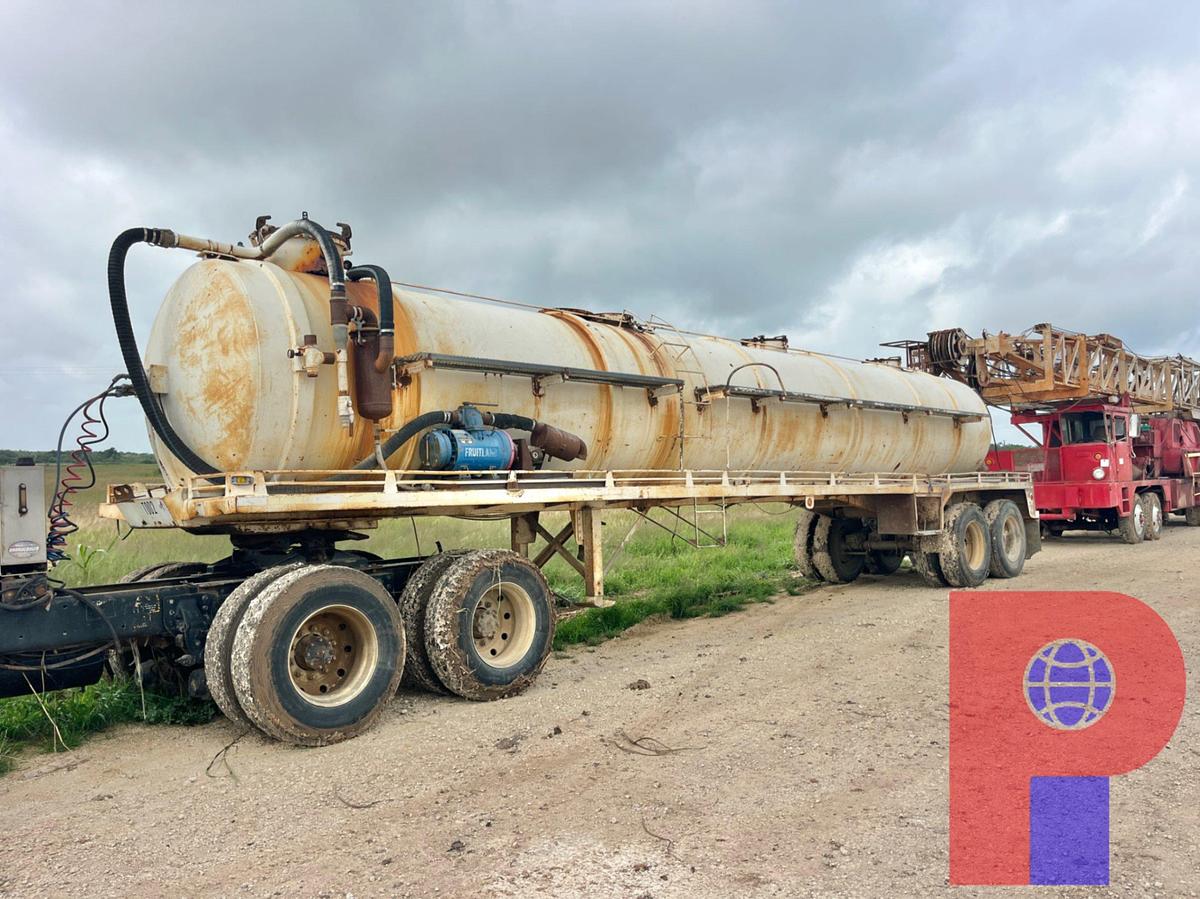 Used 130 BBL. T/A VACUUM TRAILER W/ PUMP