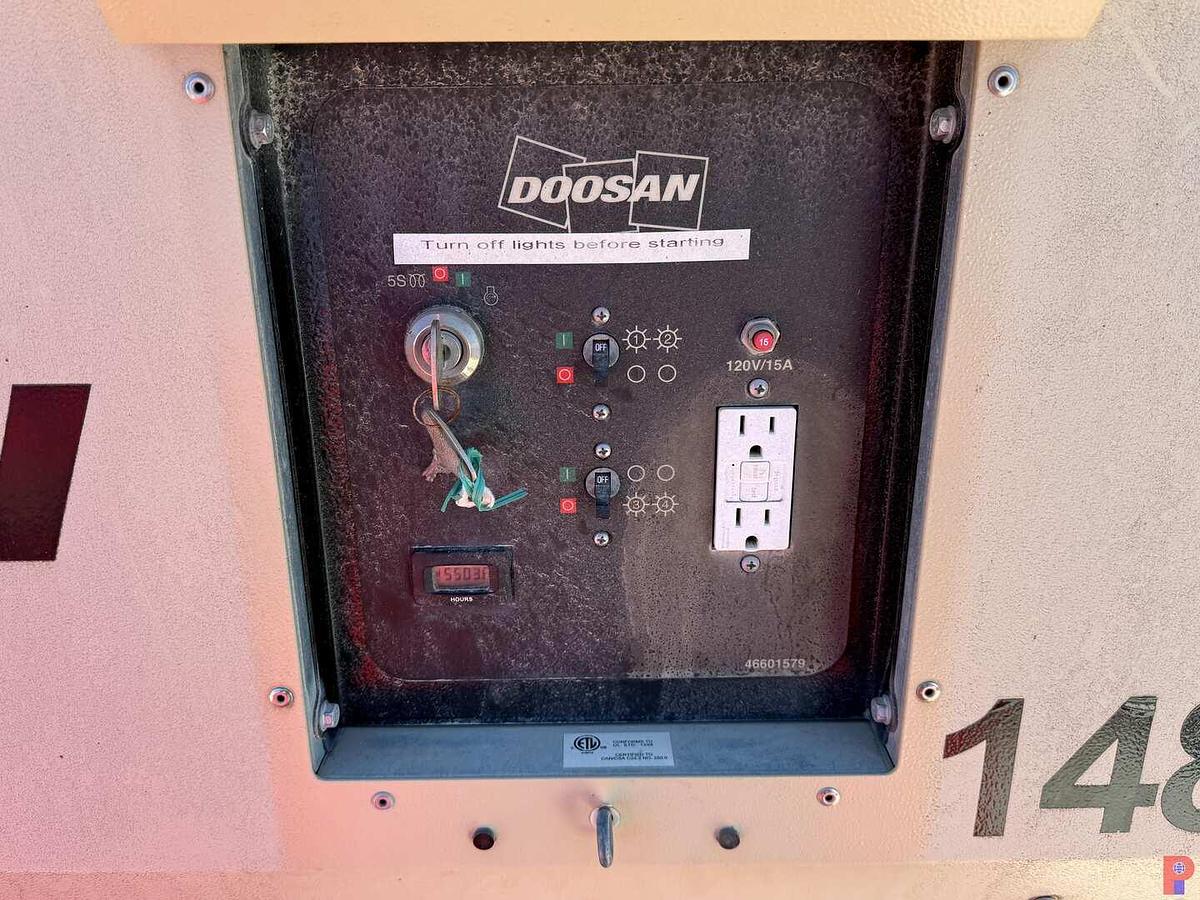 Used DOOSAN LSC TELESCOPING LIGHT TOWER, TOWABLE