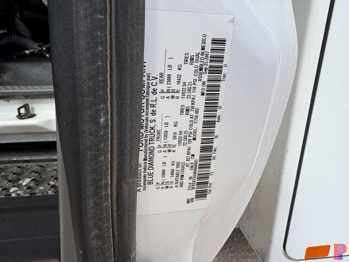 Used 2008 FORD F-750 SUPER DUTY EXTENDED CAB MECHANICS TRUCK