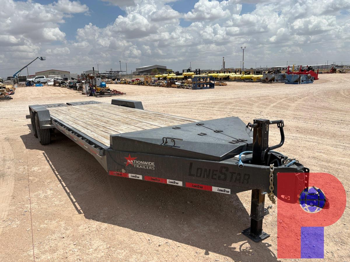 Used 2025 METALIUM INDUSTRIES 24’ X 7’ T/A BUMPER PULL CAR HAULER TRAILER