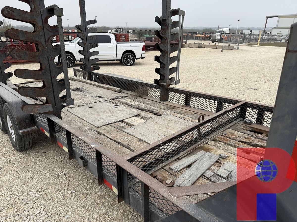 Used 2010 TRI-W 20’ T/A MONORAIL GOOSENECK TRAILER