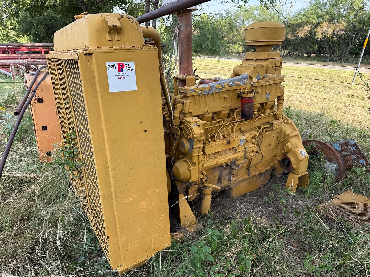 Used CATERPILLAR 3406TA DIESEL ENGINE & RADIATOR