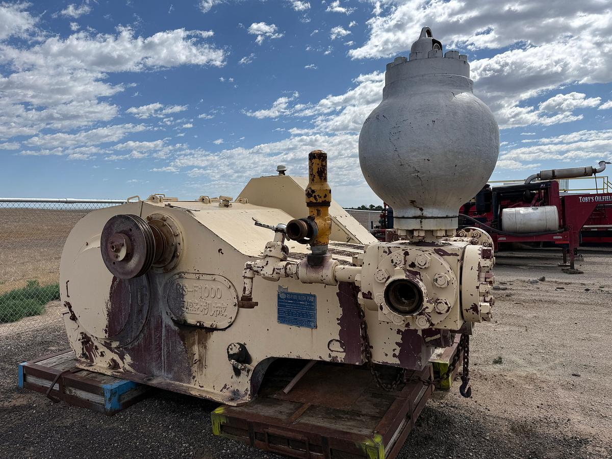 Used 2012 RS-F1000 TRIPLEX MUD PUMP