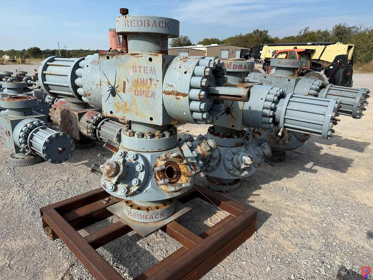 Used (3 X $) 7-1/16” 15K WP HYDRAULIC FRAC VALVES & 6-PORT 4-1/16” GOAT HEAD