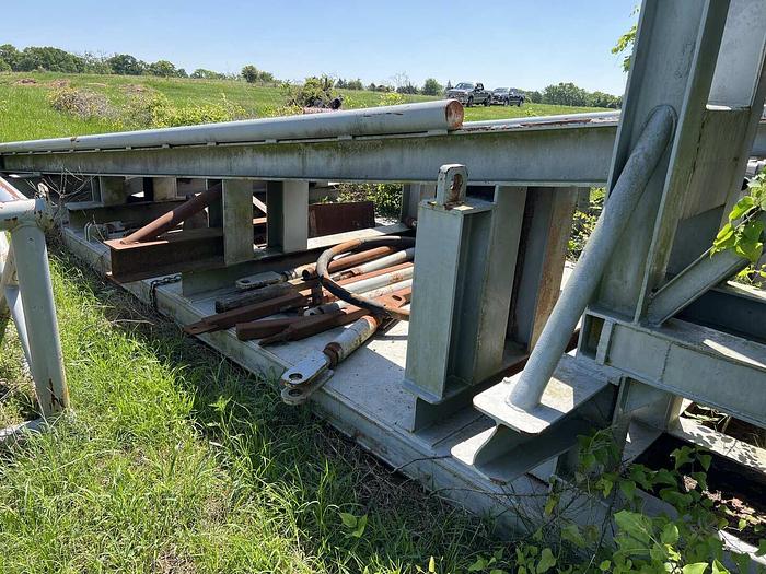 Used 14'L X 8'T X 16'W SUB STRUCTURE W/ 26' ATTACHED RAMP