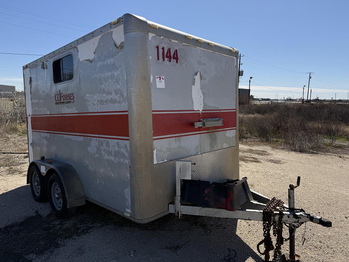 Used 2013 FABRIQUE 12’ T/A BUMPER PULL DOGHOUSE TRAILER