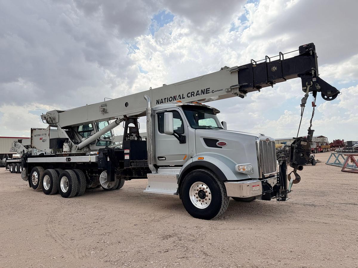 Used 2019 PETERBILT 567 40-TON CRANE TRUCK