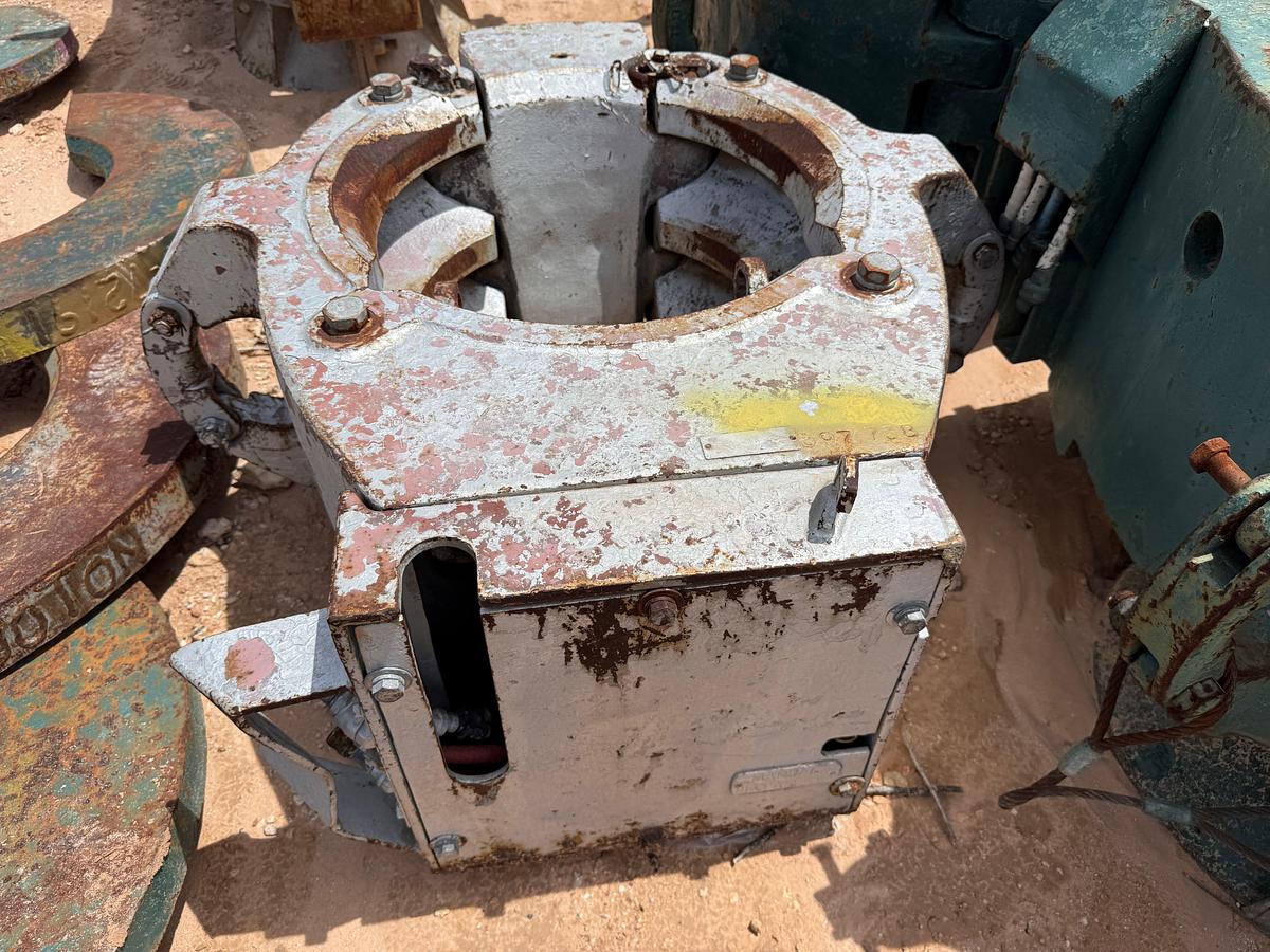 Used (3) BJ, TEXAS INTERNATIONAL, VARCO 250-TON SLIP TYPE SPIDER CASING ELEVATORS
