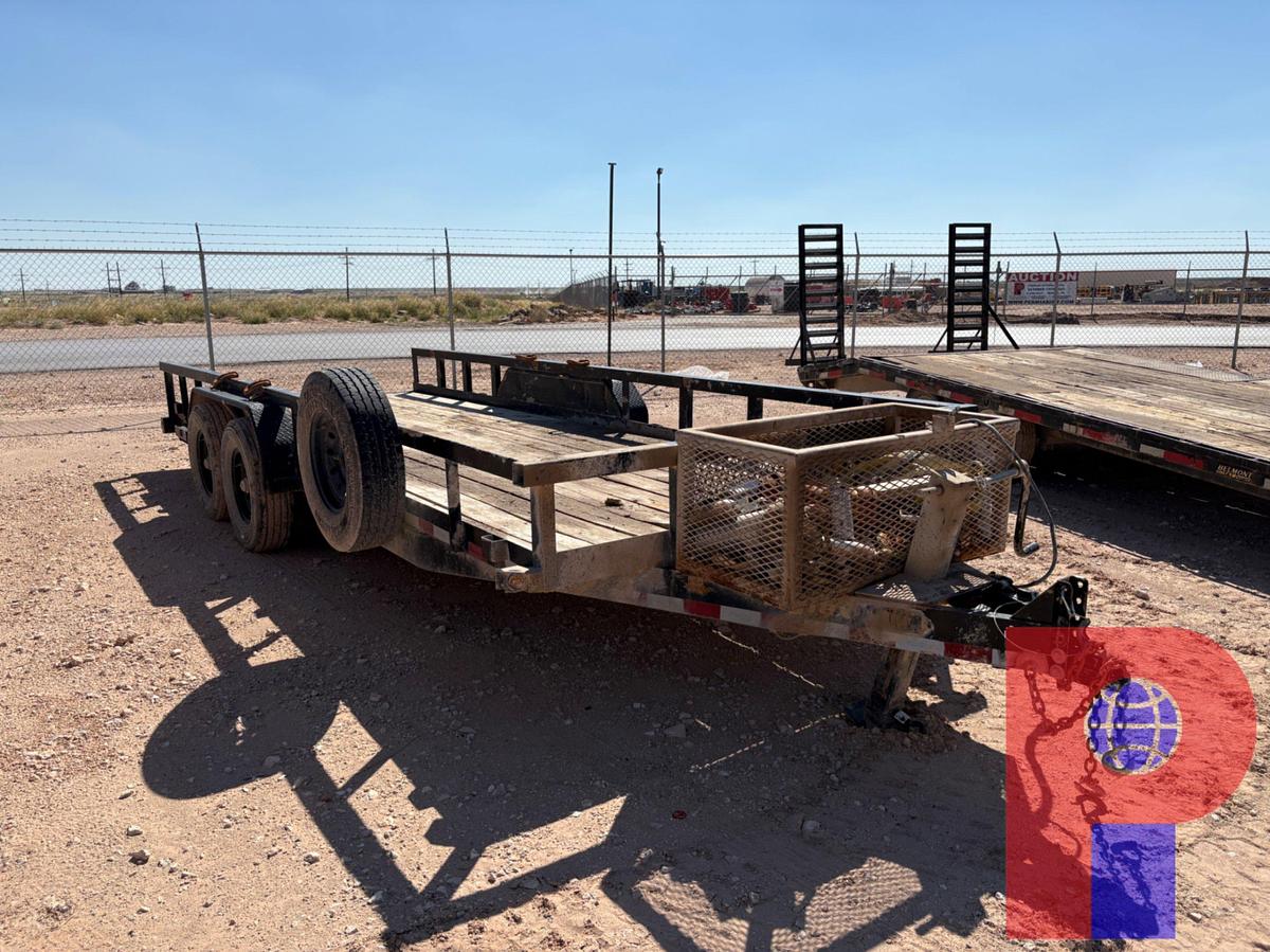 Used 2022 BIG TEX 20’ X 7’ T/A BUMPER PULL UTILITY TRAILER