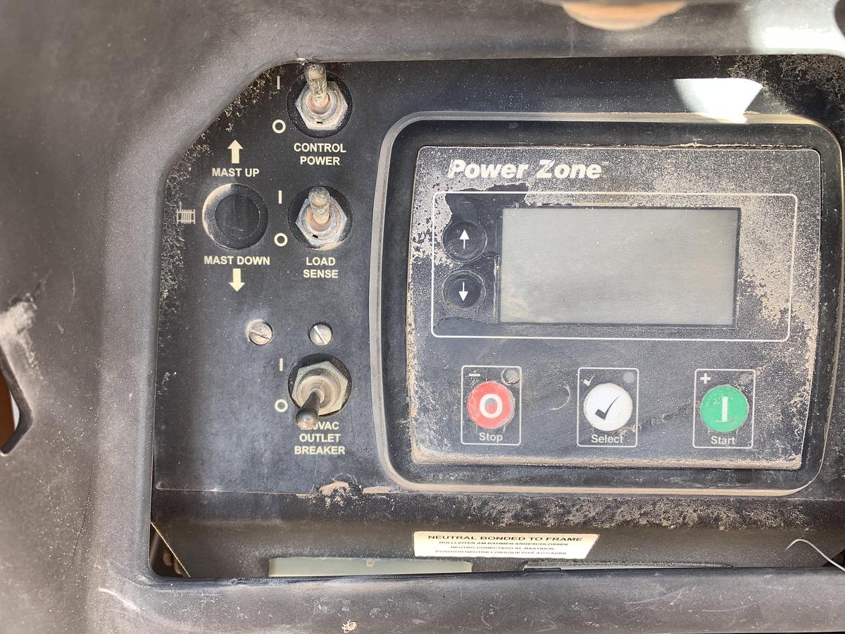 Used 2018 GENERAC MLT6SMD 6KW S/A BUMPER PULL LED LIGHT TOWER