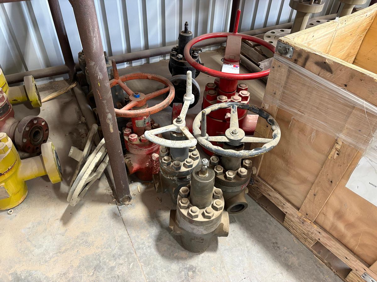 Used (10x$) (10) 2-1/16” & 2-9/16” gate valves