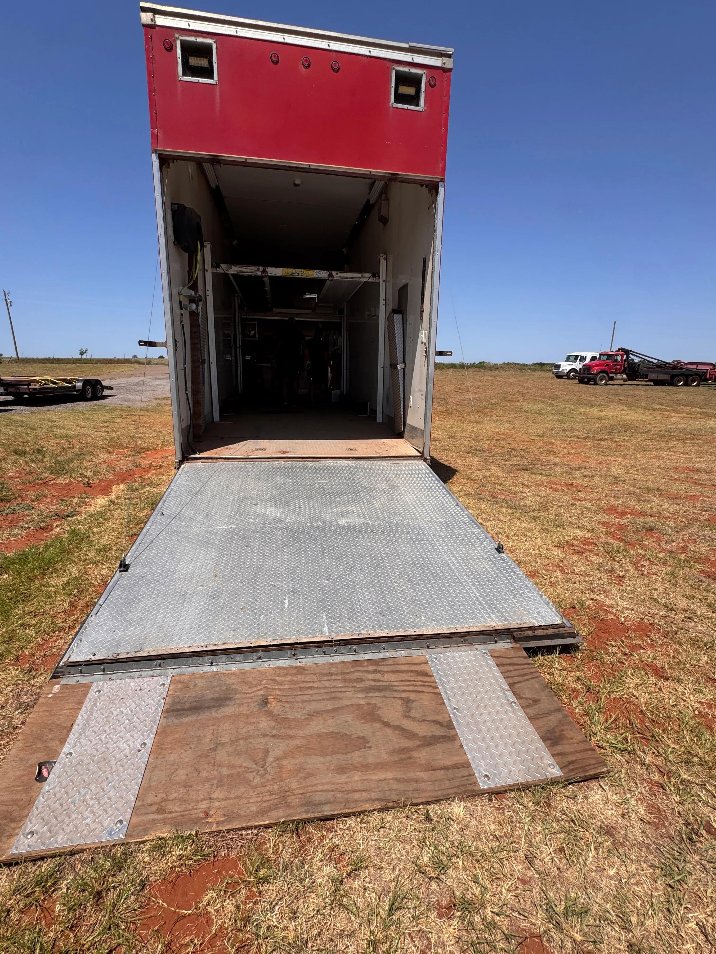 Used 2007 Freightliner M2 & Race Car Stacker Trailer Package