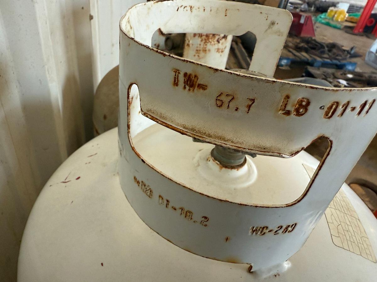 Used (2) PROPANE BOTTLES (1) 67.7 LBS