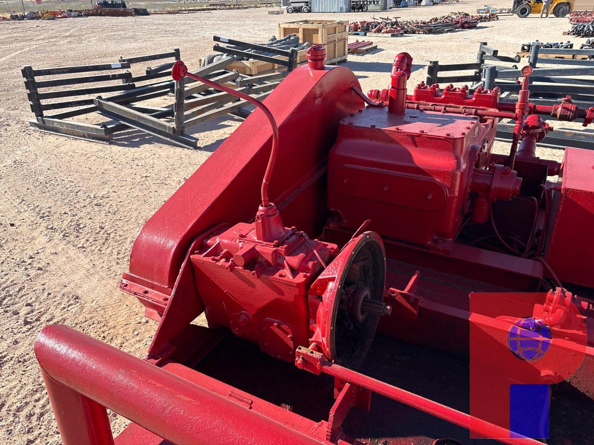 Used GARDNER DENVER 1PE-172 TRIPLEX PUMP, SKIDDED